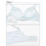 パステルフラワーチュール脇高ブラジャー&フルバックショーツ | Dazzy | 詳細画像9 