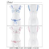 トワルドジュイブルームブラジャー&バック透けフルバックショーツ | Dazzy | 詳細画像9