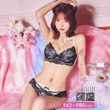 [EFサイズ] ロマンスレーシィコードブラジャー&フルバックショーツ | Dazzy | 詳細画像1 