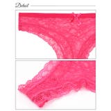オールレースシアーTバックショーツ単品 | Dazzy | 詳細画像8 