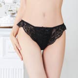 ロマンティックレーシィクロスバック透けTバックショーツ単品[おそろいショーツ] | Dazzy | 詳細画像2 