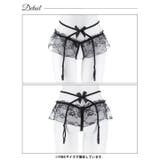 リボンコードレーシィガーターベルト | Dazzy | 詳細画像5 