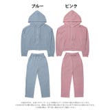 クロップド丈フード付きジッパートップス&ショートパンツルームウェア | Dazzy | 詳細画像6 