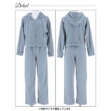 クロップド丈フード付きジッパートップス&ショートパンツルームウェア | Dazzy | 詳細画像7 