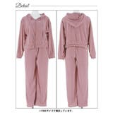 クロップド丈フード付きジッパートップス&ショートパンツルームウェア | Dazzy | 詳細画像9 