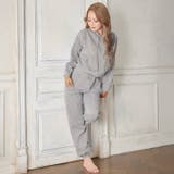 スウェットフーディートップス&ロングパンツルームウェア | Dazzy | 詳細画像3 