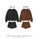 ワンカラー長袖プルオーバー&ショートパンツルームウェア | Dazzy | 詳細画像7 