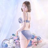 [EFサイズ] ヌーディノーブルレースブラジャー&フルバックショーツ | Dazzy | 詳細画像5 