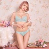 ガーリーピュアレースブラジャー&フルバックショーツ［激売れ］ | Dazzy | 詳細画像5 