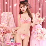 マーブルベルローズブラジャー&バック透けフルバックショーツ [三上悠亜着用] | Dazzy | 詳細画像1 