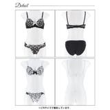 ラグジュアリーリボンチューリップブラジャー&フルバックショーツ | Dazzy | 詳細画像8 