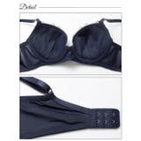 アンティークレトロブルーム脇高ブラジャー&フルバックショーツ | Dazzy | 詳細画像9 