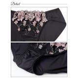 [EFサイズ] エターナルブロッサム脇高ブラジャー&フルバックショーツ | Dazzy | 詳細画像10 