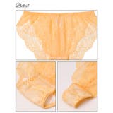 [3点セット][EFサイズ]パステルレースカシュクール脇高ブラジャー&バック透け… | Dazzy | 詳細画像10 