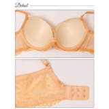 [3点セット][EFサイズ]パステルレースカシュクール脇高ブラジャー&バック透け… | Dazzy | 詳細画像9 