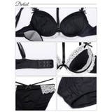 ゴシックレースチョーカーブラジャー&フルバックショーツ | Dazzy | 詳細画像10