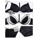 [EFサイズ] ゴシックレースチョーカーブラジャー&フルバックショーツ | Dazzy | 詳細画像10 