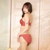 エレガントバイカラーレース脇高ブラジャー&フルバックショーツ | Dazzy | 詳細画像5 