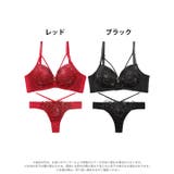 グラマラスコードフラワー脇高ブラジャー&Tバックショーツ [三上悠亜着用] | Dazzy | 詳細画像8 