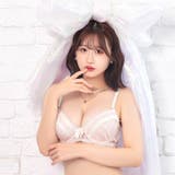 ピュアリーリボンレースブラジャー&フルバックショーツ | Dazzy | 詳細画像3