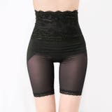 フラワーレースハイウエスト骨盤サポートガードル | Dazzy | 詳細画像3 