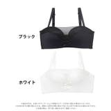 [ノンワイヤー] シースルーレースアップチューブブラジャー単品 | Dazzy | 詳細画像6 