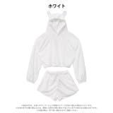 クマ耳モコモコフーディートップス&ショートパンツルームウェア | Dazzy | 詳細画像5 
