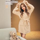 くま耳フードモコモコガウンルームウェア | Dazzy | 詳細画像1