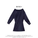 ワンショルスウェット長袖ワンピースルームウェア | Dazzy | 詳細画像5 