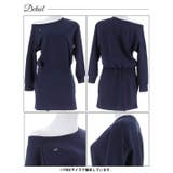 ワンショルスウェット長袖ワンピースルームウェア | Dazzy | 詳細画像6 