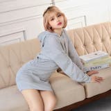 ネコ耳フードパーカーワンピースルームウェア | Dazzy | 詳細画像4 