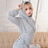 ネコ耳フードパーカーワンピースルームウェア | Dazzy | 詳細画像5 