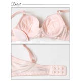 [EFサイズ] ガーリーパステルローズブラジャー&フルバックショーツ | Dazzy | 詳細画像9 