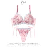 [EFサイズ] フェアリーアネモネブルーム脇高ブラジャー&サイド紐バック透けTバ… | Dazzy | 詳細画像8 