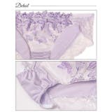 ナチュールリーフエンブロイダリーブラジャー&フルバックショーツ | Dazzy | 詳細画像10 