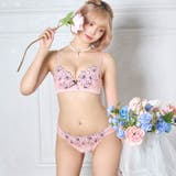 エレガンスブルーミング脇高ブラジャー&フルバックショーツ | Dazzy | 詳細画像3 