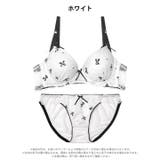 スウィートリボンレーシィ脇高ブラジャー&フルバックショーツ | Dazzy | 詳細画像8 