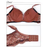 ニュアンスフラワーミスト脇高ブラジャー&フルバックショーツ | Dazzy | 詳細画像9 