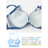 エトワールリボンレース脇高ブラジャー&フルバック&Tバックショーツ | Dazzy | 詳細画像11