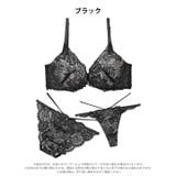 ラグジュアリーオールレーシィコード脇高ブラジャー&バック透けフルバック&Tバッ… | Dazzy | 詳細画像9