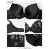 [EFサイズ] スウィートフラワーベール脇高ブラジャー&フルバックショーツ | Dazzy | 詳細画像10 