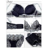 ラグジュアリーブルームストリング脇高ブラジャー&バック透けフルバックショーツ | Dazzy | 詳細画像11 