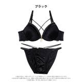 レーシィコードファスナーブラジャー&フルバックショーツ | Dazzy | 詳細画像10 
