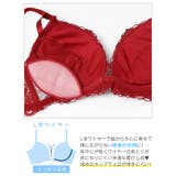 [3点セット] [EFサイズ] ベルフルールエンブロイダリーブラジャー&バック透… | Dazzy | 詳細画像8 