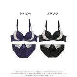 プリーツフラワーレースブラジャー&フルバックショーツ | Dazzy | 詳細画像7 