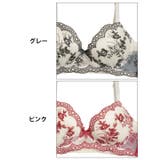 [ノンワイヤー] ノスタルジアブルーム脇高ブラジャー&フルバックショーツ | Dazzy | 詳細画像11 