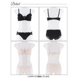 クラッシーレースアップブラジャー&フルバックショーツ | Dazzy | 詳細画像8 