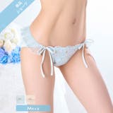 ユーフォリアフラワープリーツサイド紐フルバックショーツ単品 | Dazzy | 詳細画像1