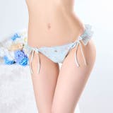 ユーフォリアフラワープリーツサイド紐フルバックショーツ単品 | Dazzy | 詳細画像3