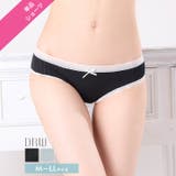 バイカラーキュートレースフルバックショーツ単品 | Dazzy | 詳細画像1 